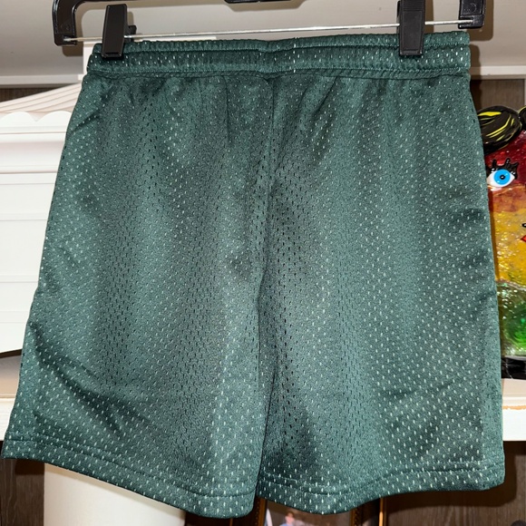 Cadets Check Out Mesh Shorts in Green SZ 10/12 (25-28” Waist) NWOT - Picture 3 of 3